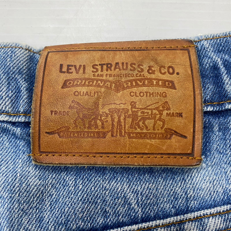 【ジャンク品】【メンズ】 Levi's リーバイス 80's 517 BOOT CUT DENIM PANTS VINTAGE 40517-0215 80年代 517 ブーツカット デニムパンツ ボトムス ジーンズ ヴィンテージ オレンジタブ ボタン裏刻印532 156-260316-ks-07-tei サイズ：W32L32 カラー：インディゴ 万代Net店