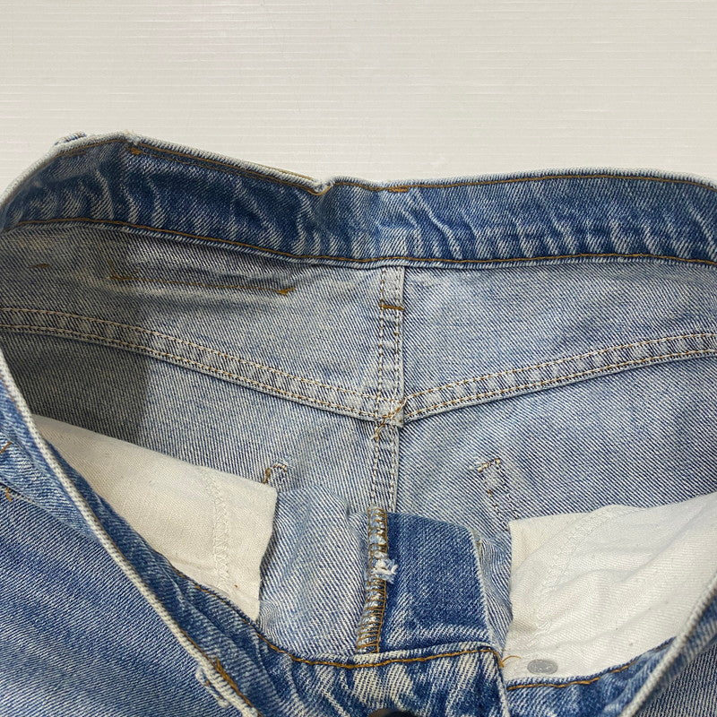 【ジャンク品】【メンズ】 Levi's リーバイス 80's 517 BOOT CUT DENIM PANTS VINTAGE 40517-0215 80年代 517 ブーツカット デニムパンツ ボトムス ジーンズ ヴィンテージ オレンジタブ ボタン裏刻印532 156-260316-ks-07-tei サイズ：W32L32 カラー：インディゴ 万代Net店