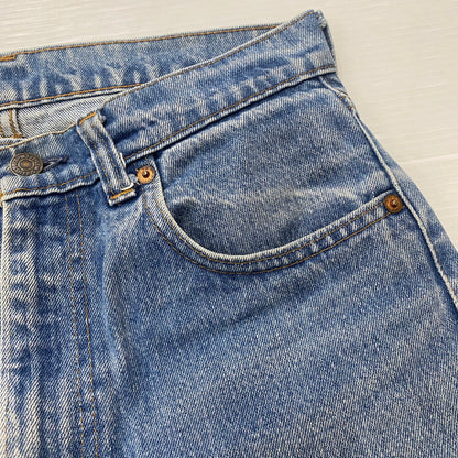 【中古品】【メンズ】 Levi's リーバイス 80's 505 STRAIGHT JEANS VINTAGE 505-0217 80年代 505 ストレート ジーンズ ボトムス ジーンズ ヴィンテージ 156-260316-ks-05-tei サイズ：W30 L32 カラー：インディゴ 万代Net店