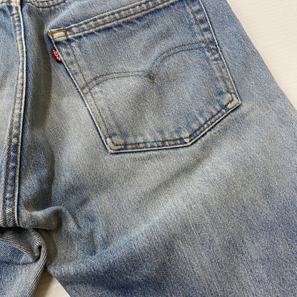 【中古品】【メンズ】 Levi's リーバイス 80's 505 STRAIGHT JEANS VINTAGE 505-0217 80年代 505 ストレート ジーンズ ボトムス ジーンズ ヴィンテージ 156-260316-ks-05-tei サイズ：W30 L32 カラー：インディゴ 万代Net店