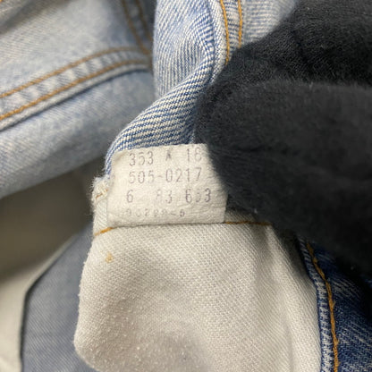 【中古品】【メンズ】 Levi's リーバイス 80's 505 STRAIGHT JEANS VINTAGE 505-0217 80年代 505 ストレート ジーンズ ボトムス ジーンズ ヴィンテージ 156-260316-ks-05-tei サイズ：W30 L32 カラー：インディゴ 万代Net店