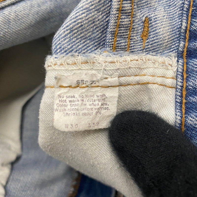 【中古品】【メンズ】 Levi's リーバイス 80's 505 STRAIGHT JEANS VINTAGE 505-0217 80年代 505 ストレート ジーンズ ボトムス ジーンズ ヴィンテージ 156-260316-ks-05-tei サイズ：W30 L32 カラー：インディゴ 万代Net店