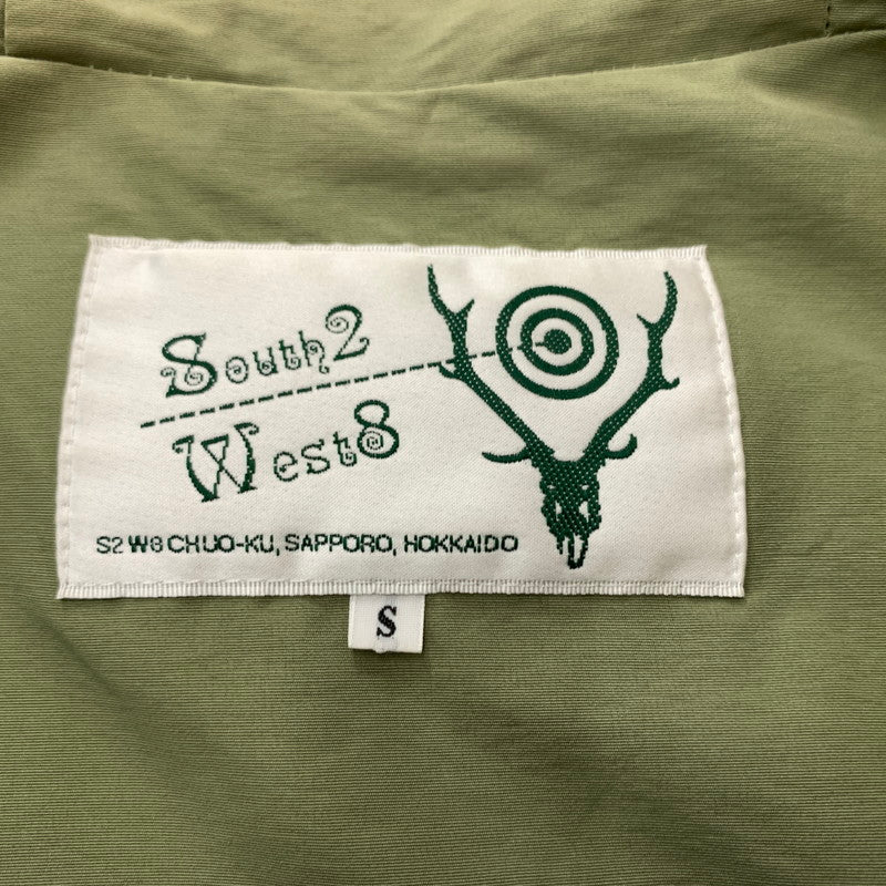 【中古品】【メンズ】 South2 West8 サウスツーウェストエイト MOUNTAIN PARKA マウンテンパーカー アウター フルジップ ジャケット 140-260312-ko-06-fuz サイズ：S カラー：グリーン 万代Net店