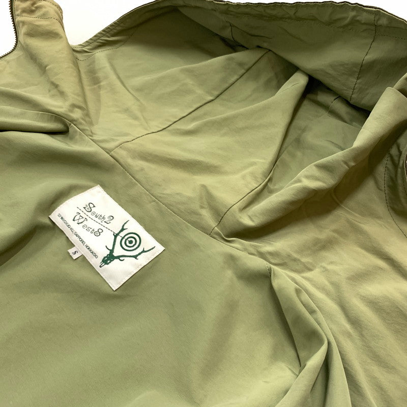 【中古品】【メンズ】 South2 West8 サウスツーウェストエイト MOUNTAIN PARKA マウンテンパーカー アウター フルジップ ジャケット 140-260312-ko-06-fuz サイズ：S カラー：グリーン 万代Net店