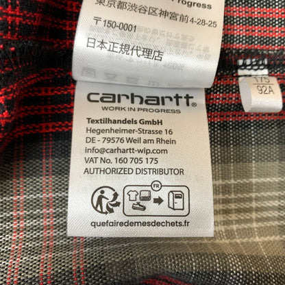 【中古品】【メンズ】 Carhartt WIP カーハート ワークインプログレス L/S HARLIN SHIRT I035954 ロングスリーブ ハーリン シャツ トップス 長袖 145-260312-ko-07-tei サイズ：M カラー：チリペッパー 万代Net店