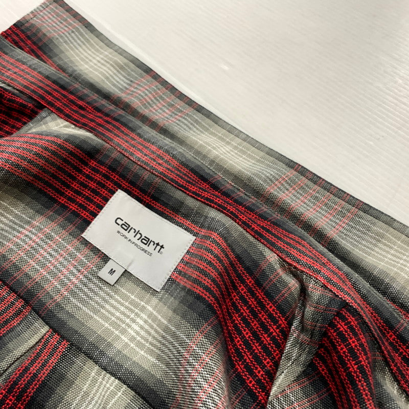【中古品】【メンズ】 Carhartt WIP カーハート ワークインプログレス L/S HARLIN SHIRT I035954 ロングスリーブ ハーリン シャツ トップス 長袖 145-260312-ko-07-tei サイズ：M カラー：チリペッパー 万代Net店