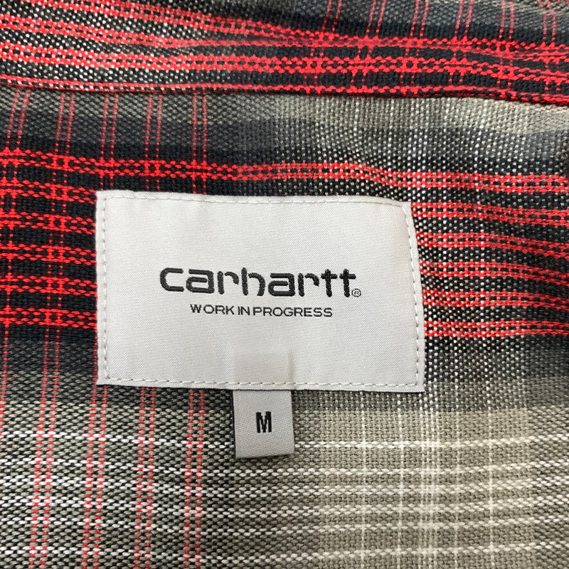 【中古品】【メンズ】 Carhartt WIP カーハート ワークインプログレス L/S HARLIN SHIRT I035954 ロングスリーブ ハーリン シャツ トップス 長袖 145-260312-ko-07-tei サイズ：M カラー：チリペッパー 万代Net店