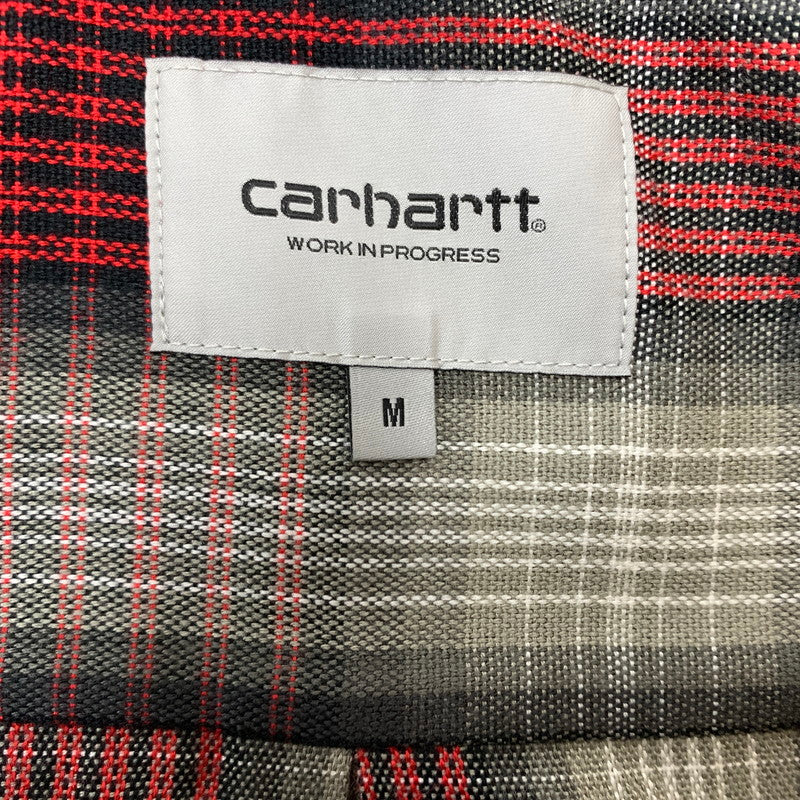 【中古品】【メンズ】 Carhartt WIP カーハート ワークインプログレス L/S HARLIN SHIRT I035954 ロングスリーブ ハーリン シャツ トップス 長袖 145-260312-ko-07-tei サイズ：M カラー：チリペッパー 万代Net店