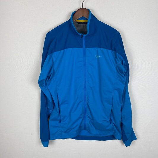 【中古品】【メンズ】 ARC'TERYX アークテリクス STRADIUM JACKET 16279 ストラディウム ジャケット ライトアウター 144-260313-ks-14-tei サイズ：M/※ブランドタグ劣化あり カラー：ブルー 万代Net店