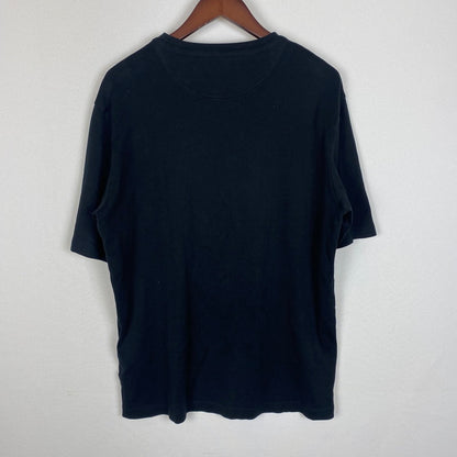 【中古品】【メンズ】 PRADA プラダ UJN861S232 トライアングルプレート コットン Tシャツ 半袖 トップス 141-260313-ks-16-tei サイズ：S カラー：ブラック 万代Net店