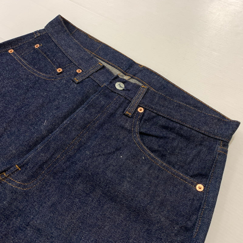 【中古品】【メンズ】 80's 501 DENIM PANT VINTAGE 80年代 デニムパンツ ボトムス ジーンズ ボタン裏 刻印555 赤耳 ビンテージ 156-260315-ko-27-tei サイズ：W33 カラー：インディゴ 万代Net店