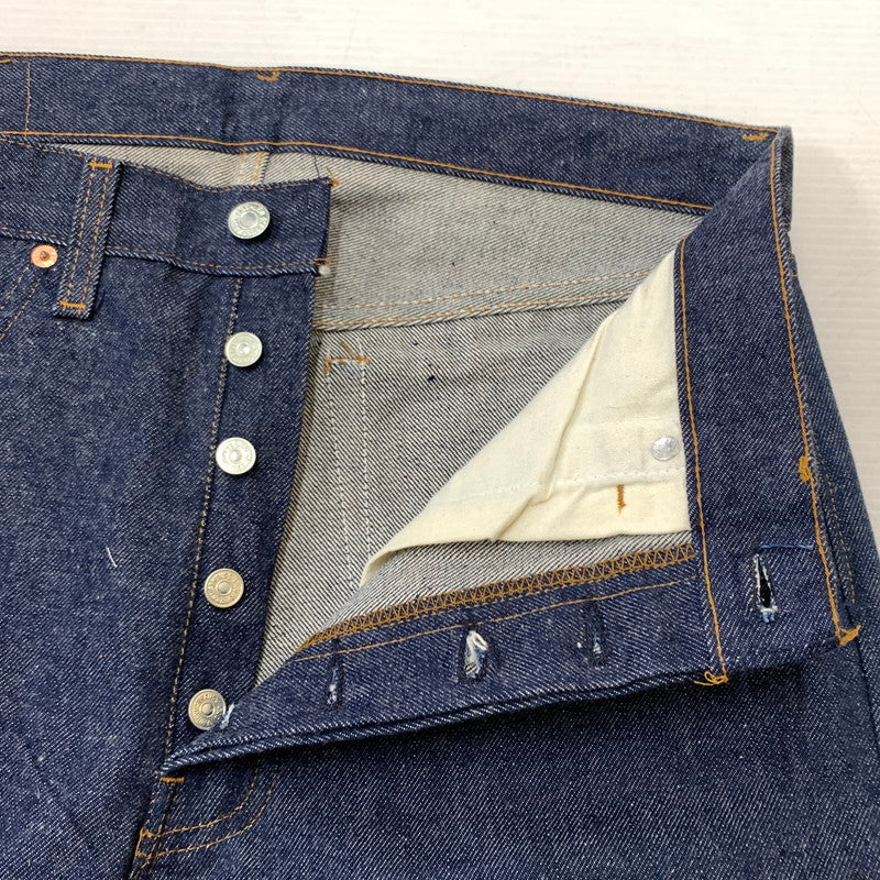 【中古品】【メンズ】 80's 501 DENIM PANT VINTAGE 80年代 デニムパンツ ボトムス ジーンズ ボタン裏 刻印555 赤耳 ビンテージ 156-260315-ko-27-tei サイズ：W33 カラー：インディゴ 万代Net店