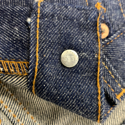 【中古品】【メンズ】 80's 501 DENIM PANT VINTAGE 80年代 デニムパンツ ボトムス ジーンズ ボタン裏 刻印555 赤耳 ビンテージ 156-260315-ko-27-tei サイズ：W33 カラー：インディゴ 万代Net店