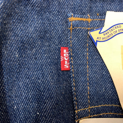 【中古品】【メンズ】 80's 501 DENIM PANT VINTAGE 80年代 デニムパンツ ボトムス ジーンズ ボタン裏 刻印555 赤耳 ビンテージ 156-260315-ko-27-tei サイズ：W33 カラー：インディゴ 万代Net店