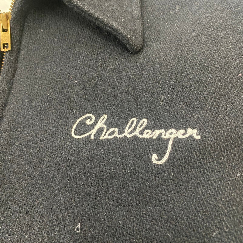 【中古品】【メンズ】 CHSLLENGER チャレンジャー EMBROIDERY MELTON JACKET CLG-JK010-009 エンブロイダリー メルトンジャケット アウター ウールジャケット 刺繍 142-260313-ks-02-fuzh サイズ：M カラー：ブラック 万代Net店