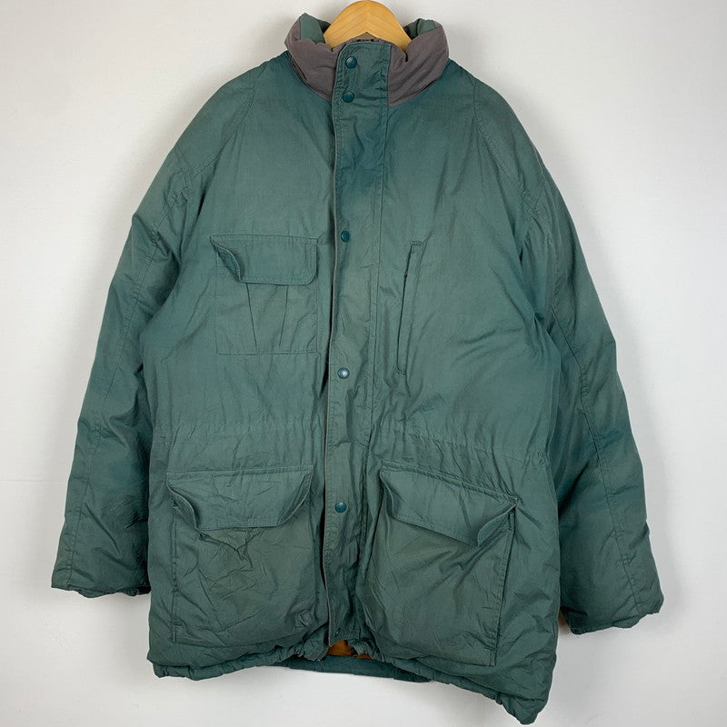 【現状渡し品】【メンズ】 Eddie Bauer エディー・バウアー RIDGE LINE DOWN JACKET VINTAGE 85P7254 リッジライン ダウンジャケット アウター ヴィンテージ 145-260321-ko-04-tei サイズ：XL カラー：グリーン 万代Net店