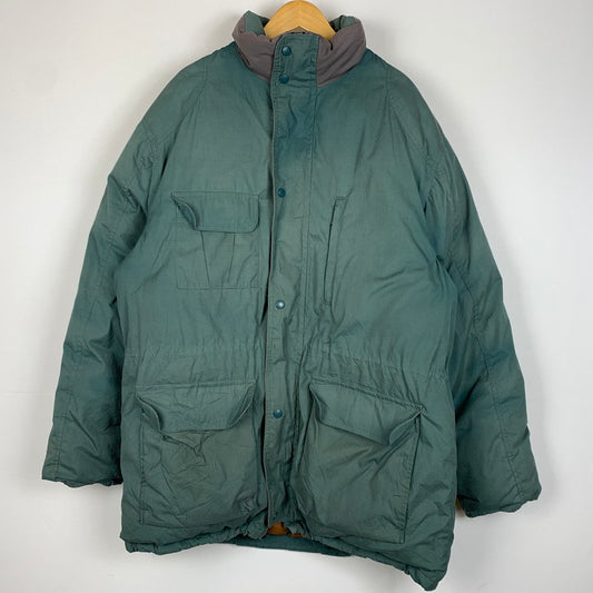 【現状渡し品】【メンズ】 Eddie Bauer エディー・バウアー RIDGE LINE DOWN JACKET VINTAGE 85P7254 リッジライン ダウンジャケット アウター ヴィンテージ 145-260321-ko-04-tei サイズ：XL カラー：グリーン 万代Net店