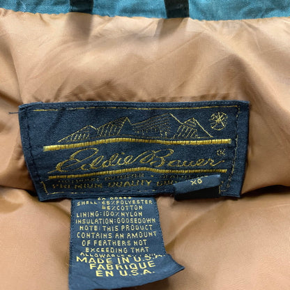 【現状渡し品】【メンズ】 Eddie Bauer エディー・バウアー RIDGE LINE DOWN JACKET VINTAGE 85P7254 リッジライン ダウンジャケット アウター ヴィンテージ 145-260321-ko-04-tei サイズ：XL カラー：グリーン 万代Net店