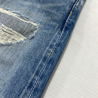 【中古品】【メンズ】 STUDDED DISTRESSED DENIM PANTS 0212AP03 スタッズ ダメージ デニムパンツ ボトムス ジーンズ SP加工パンツ 151-260313-ko-15-fuzh サイズ：28 カラー：インディゴ 万代Net店