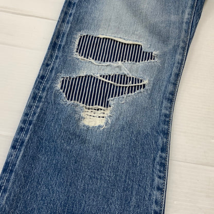 【中古品】【メンズ】 STUDDED DISTRESSED DENIM PANTS 0212AP03 スタッズ ダメージ デニムパンツ ボトムス ジーンズ SP加工パンツ 151-260313-ko-15-fuzh サイズ：28 カラー：インディゴ 万代Net店