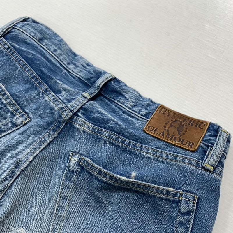 【中古品】【メンズ】 STUDDED DISTRESSED DENIM PANTS 0212AP03 スタッズ ダメージ デニムパンツ ボトムス ジーンズ SP加工パンツ 151-260313-ko-15-fuzh サイズ：28 カラー：インディゴ 万代Net店