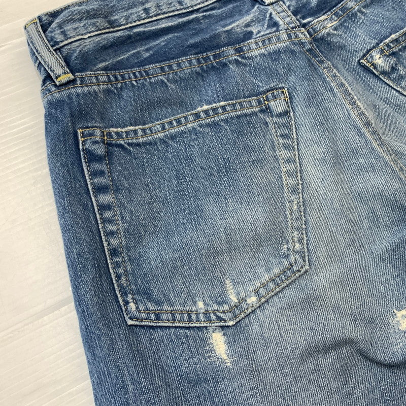 【中古品】【メンズ】 STUDDED DISTRESSED DENIM PANTS 0212AP03 スタッズ ダメージ デニムパンツ ボトムス ジーンズ SP加工パンツ 151-260313-ko-15-fuzh サイズ：28 カラー：インディゴ 万代Net店