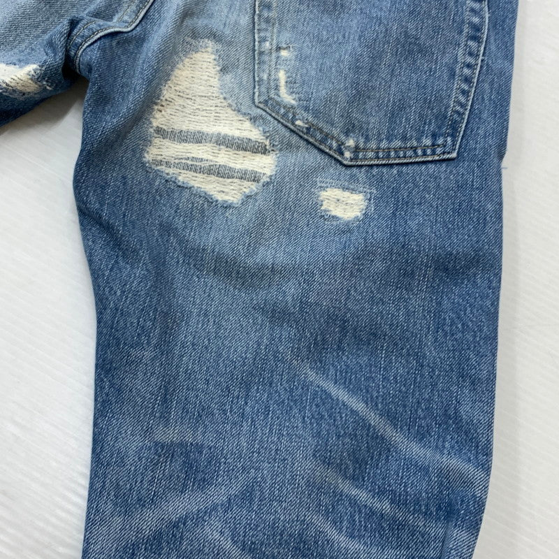 【中古品】【メンズ】 STUDDED DISTRESSED DENIM PANTS 0212AP03 スタッズ ダメージ デニムパンツ ボトムス ジーンズ SP加工パンツ 151-260313-ko-15-fuzh サイズ：28 カラー：インディゴ 万代Net店