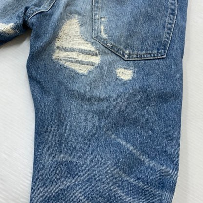 【中古品】【メンズ】 STUDDED DISTRESSED DENIM PANTS 0212AP03 スタッズ ダメージ デニムパンツ ボトムス ジーンズ SP加工パンツ 151-260313-ko-15-fuzh サイズ：28 カラー：インディゴ 万代Net店