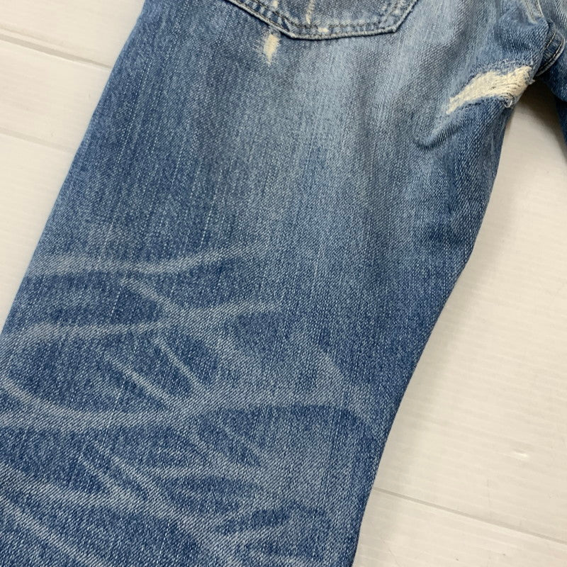 【中古品】【メンズ】 STUDDED DISTRESSED DENIM PANTS 0212AP03 スタッズ ダメージ デニムパンツ ボトムス ジーンズ SP加工パンツ 151-260313-ko-15-fuzh サイズ：28 カラー：インディゴ 万代Net店