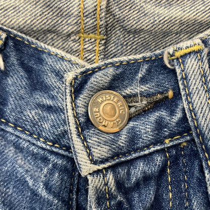 【中古品】【メンズ】 STUDDED DISTRESSED DENIM PANTS 0212AP03 スタッズ ダメージ デニムパンツ ボトムス ジーンズ SP加工パンツ 151-260313-ko-15-fuzh サイズ：28 カラー：インディゴ 万代Net店