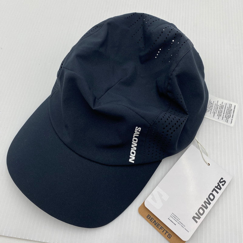 【中古美品】【メンズ】 SALOMON サロモン ランニング キャップ CAP 帽子 185-260801-nm-10-tei カラー：ブラック 万代Net店