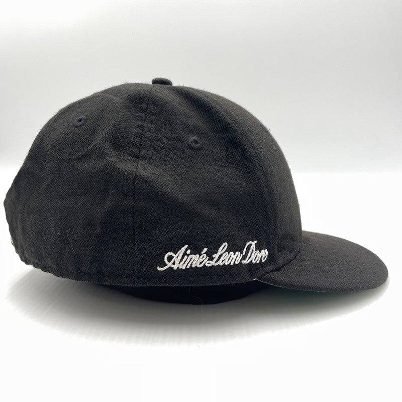 【中古品】【メンズ】 NEW ERA ニューエラ × Aime Leon Dore エメ レオン ドレ 別注 コラボ YANKEES BASEBALL CAP ニューヨーク ヤンキース ベースボールキャップ 帽子 185-260809-ko-05-tei サイズ：60.6cm カラー：ブラック 万代Net店