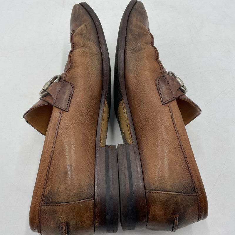 【中古品】【メンズ】 GUCCI グッチ HORSEBIT LOAFERS 217356 ホースビットローファー 靴 シューズ 183-260316-yo-09-tei サイズ：40.5 カラー：ブラウン 万代Net店