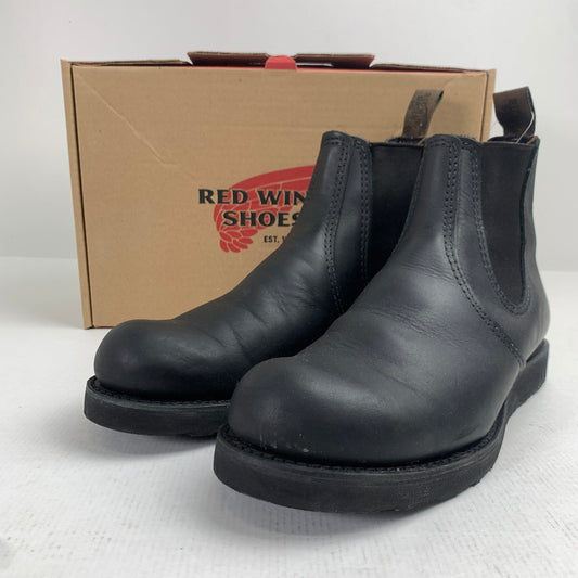 【中古品】【メンズ】 RED WING レットウィング 3194 CLASSIC CHELSEA クラシック・チェルシー ブーツ 靴 164-260727-ny-08-fuzh サイズ：26.5cm カラー：ブラック 万代Net店
