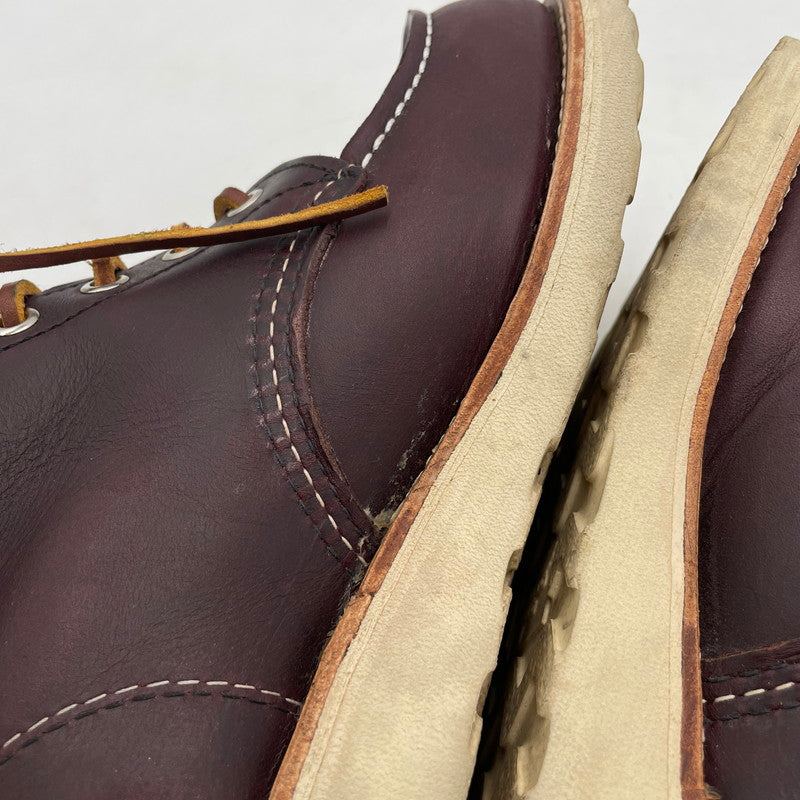 【中古品】【メンズ】 RED WING レッドウィング 6-INCH CLASSIC MOC 8847 6インチ クラシックモック ブーツ 靴 シューズ 164-260316-yo-05-tei サイズ：26cm カラー：ブラックチェリー 万代Net店