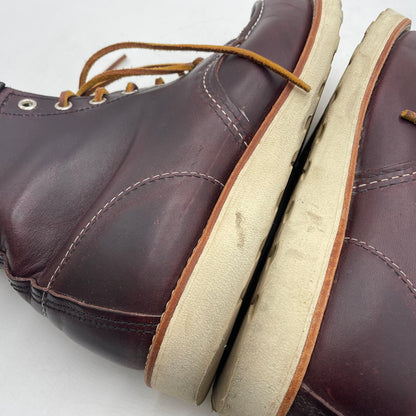 【中古品】【メンズ】 RED WING レッドウィング 6-INCH CLASSIC MOC 8847 6インチ クラシックモック ブーツ 靴 シューズ 164-260316-yo-05-tei サイズ：26cm カラー：ブラックチェリー 万代Net店