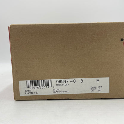 【中古品】【メンズ】 RED WING レッドウィング 6-INCH CLASSIC MOC 8847 6インチ クラシックモック ブーツ 靴 シューズ 164-260316-yo-05-tei サイズ：26cm カラー：ブラックチェリー 万代Net店