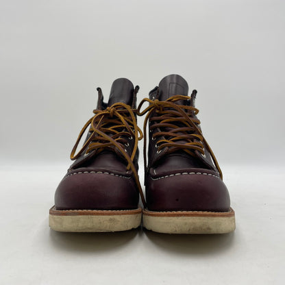 【中古品】【メンズ】 RED WING レッドウィング 6-INCH CLASSIC MOC 8847 6インチ クラシックモック ブーツ 靴 シューズ 164-260316-yo-05-tei サイズ：26cm カラー：ブラックチェリー 万代Net店