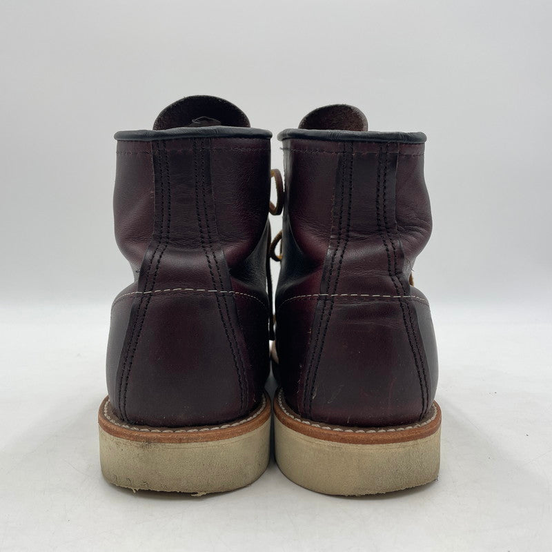 【中古品】【メンズ】 RED WING レッドウィング 6-INCH CLASSIC MOC 8847 6インチ クラシックモック ブーツ 靴 シューズ 164-260316-yo-05-tei サイズ：26cm カラー：ブラックチェリー 万代Net店