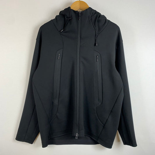 【中古品】【メンズ】 DESCENTE ALLTERRAIN デサント オルテライン SOFT SHELL JACKET DU5SJKA5M ソフトシェル ジャケット ライトアウター クレアスエアー 148-260315-ko-05-tei サイズ：S カラー：ブラック 万代Net店