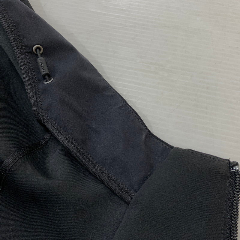 【中古品】【メンズ】 DESCENTE ALLTERRAIN デサント オルテライン SOFT SHELL JACKET DU5SJKA5M ソフトシェル ジャケット ライトアウター クレアスエアー 148-260315-ko-05-tei サイズ：S カラー：ブラック 万代Net店