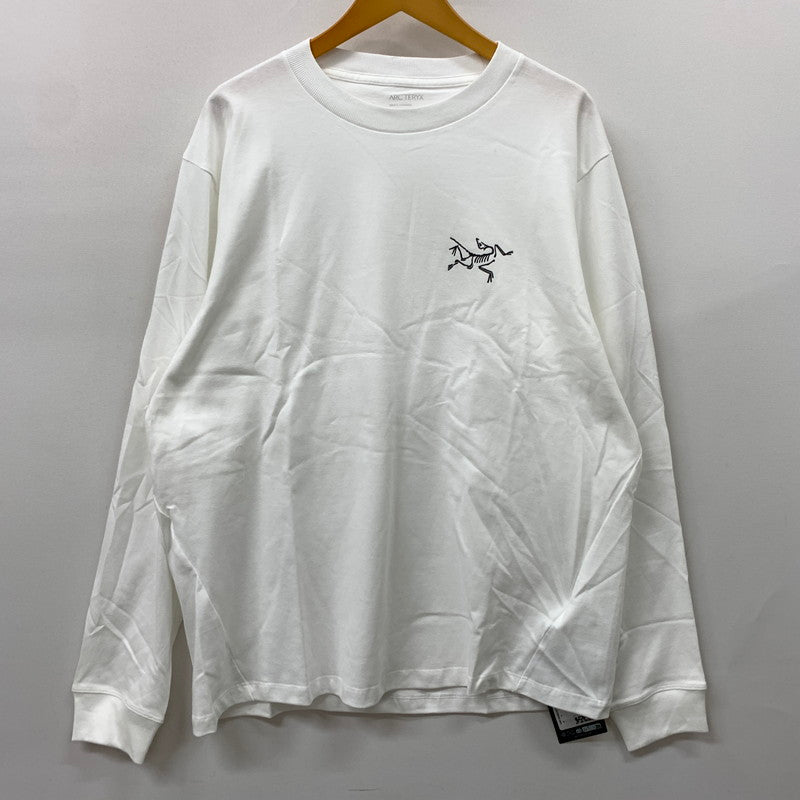 【中古美品】【メンズ】 ARC'TERYX アークテリクス KRAGG COTTON L/S TEE X000009714 クラッグ コットン ロングスリーブ Tシャツ トップス 長袖 144-260315-ko-19-tei サイズ：M カラー：ホワイト 万代Net店