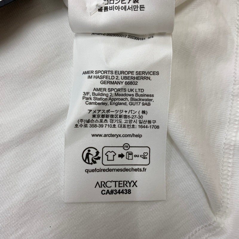 【中古美品】【メンズ】 ARC'TERYX アークテリクス KRAGG COTTON L/S TEE X000009714 クラッグ コットン ロングスリーブ Tシャツ トップス 長袖 144-260315-ko-19-tei サイズ：M カラー：ホワイト 万代Net店