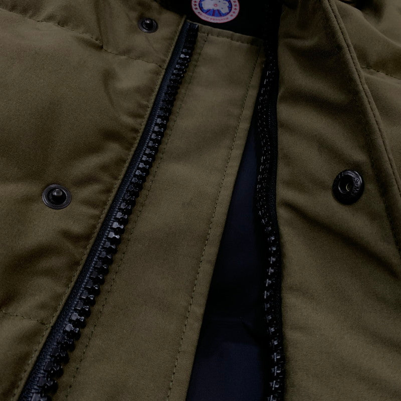 【中古品】【メンズ】 CANADA GOOSE カナダグース FREESTYLE CREW VEST 4154M フリースタイル クルー ベスト ライトアウター 141-260313-ko-04-tei サイズ：S カラー：カーキ 万代Net店