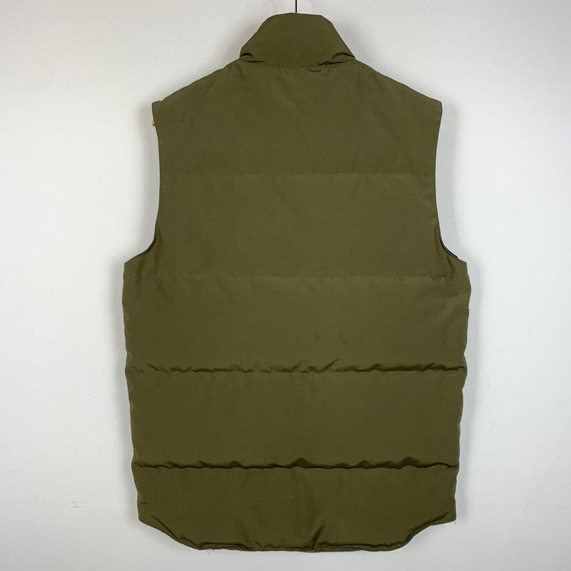 【中古品】【メンズ】 CANADA GOOSE カナダグース FREESTYLE CREW VEST 4154M フリースタイル クルー ベスト ライトアウター 141-260313-ko-04-tei サイズ：S カラー：カーキ 万代Net店