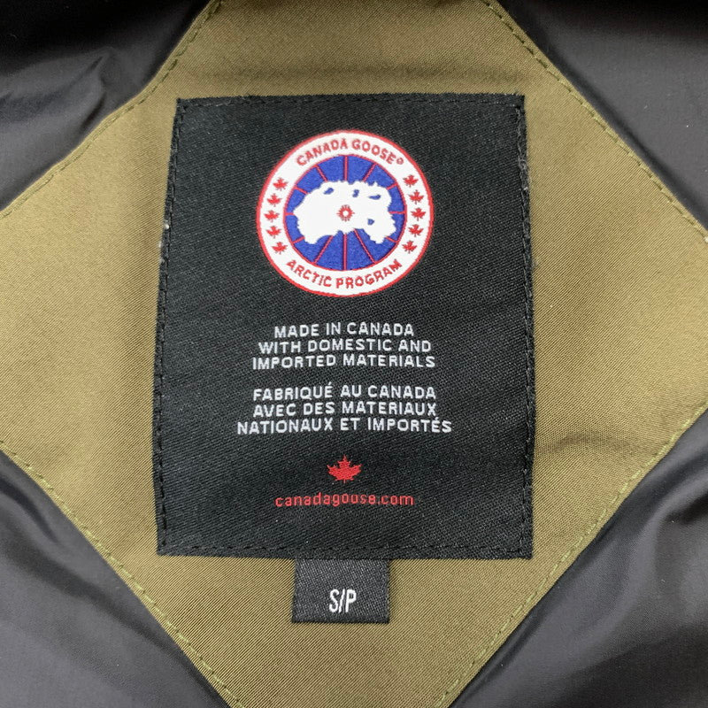 【中古品】【メンズ】 CANADA GOOSE カナダグース FREESTYLE CREW VEST 4154M フリースタイル クルー ベスト ライトアウター 141-260313-ko-04-tei サイズ：S カラー：カーキ 万代Net店
