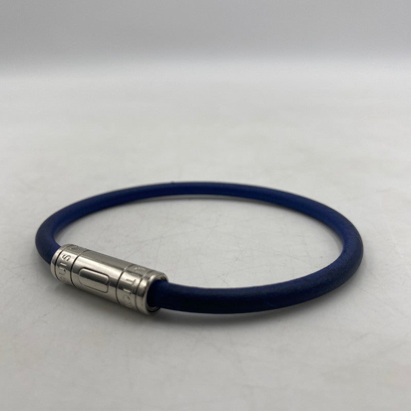 【現状渡し品】【メンズ】 LOUIS VUITTON ルイ・ヴィトン M8287D ブラスレ キープイット ブレスレット アクセサリー 179-260316-ks-23-tei カラー：ブルー 万代Net店