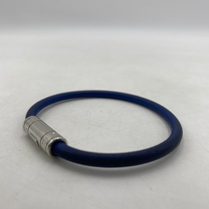 【現状渡し品】【メンズ】 LOUIS VUITTON ルイ・ヴィトン M8287D ブラスレ キープイット ブレスレット アクセサリー 179-260316-ks-23-tei カラー：ブルー 万代Net店