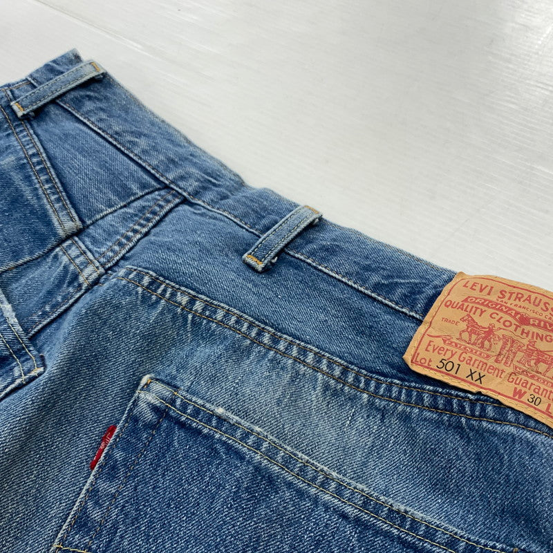 【中古品】【メンズ】 LEVI'S VINTAGE CLOTHING リーバイスビンテージクロージング 501XX CUSTOM DENIM PANT PC9-26396-0000 カスタム デニムパンツ ボトムス ジーンズ 1955年モデル 156-260315-ko-22-tei サイズ：W30 カラー：インディゴ 万代Net店