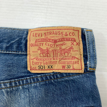 【中古品】【メンズ】 LEVI'S VINTAGE CLOTHING リーバイスビンテージクロージング 501XX CUSTOM DENIM PANT PC9-26396-0000 カスタム デニムパンツ ボトムス ジーンズ 1955年モデル 156-260315-ko-22-tei サイズ：W30 カラー：インディゴ 万代Net店